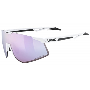 Glasses Uvex pace perform CV white matt / mirror lavande