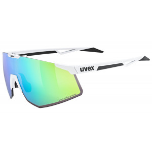 Glasses Uvex pace perform S CV white matt / mirror green
