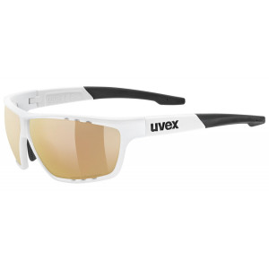 Glasses Uvex sportstyle 706 CV V white matt / litemirror red