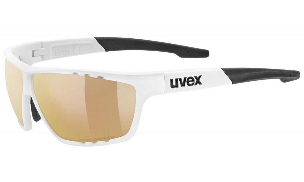 Очки Uvex sportstyle 706 CV V white matt / litemirror red - 1