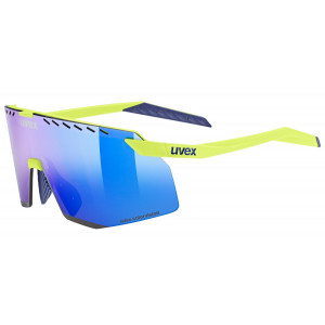 Очки Uvex pace stage CV yellow matt / mirror blue