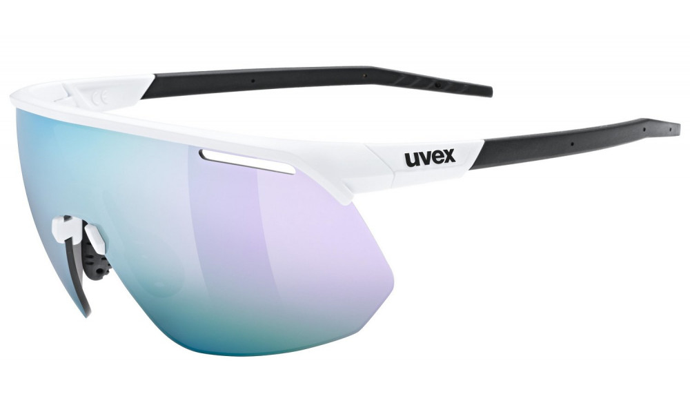 Очки Uvex pace one white matt / mirror lavender - 1