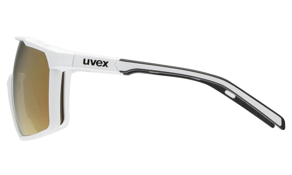 Glasses Uvex mtn perform S white matt / mirror gold - 4