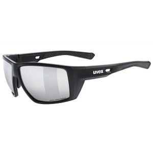 Glasses Uvex mtn venture CV black matt / mirror silver