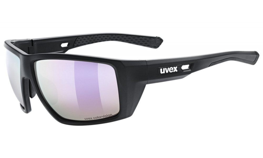 Очки Uvex mtn venture CV black matt / mirror lavender pink - 1