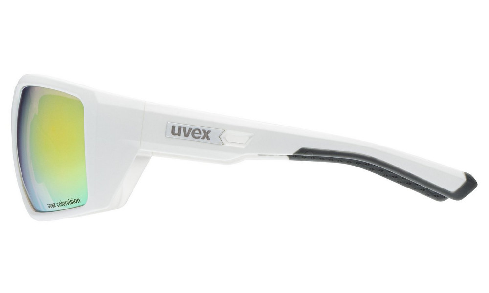 Glasses Uvex mtn venture CV white matt / mirror gold - 4