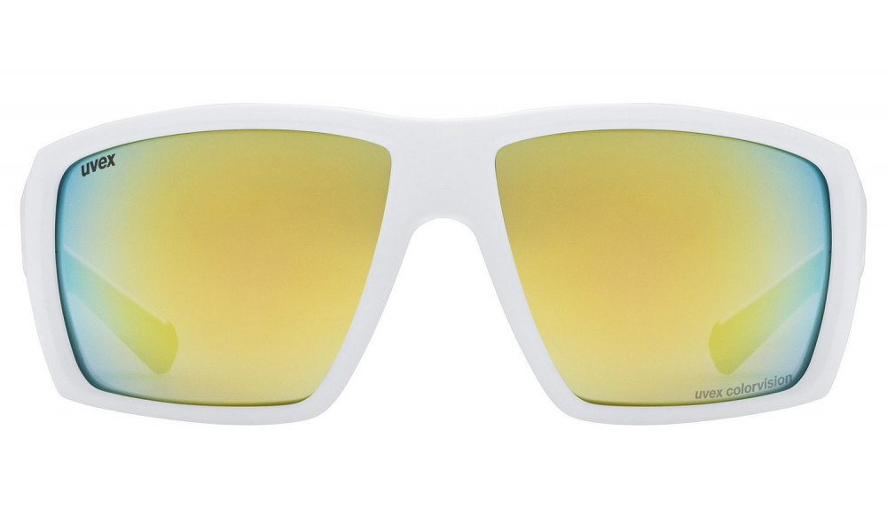 Glasses Uvex mtn venture CV white matt / mirror gold - 5