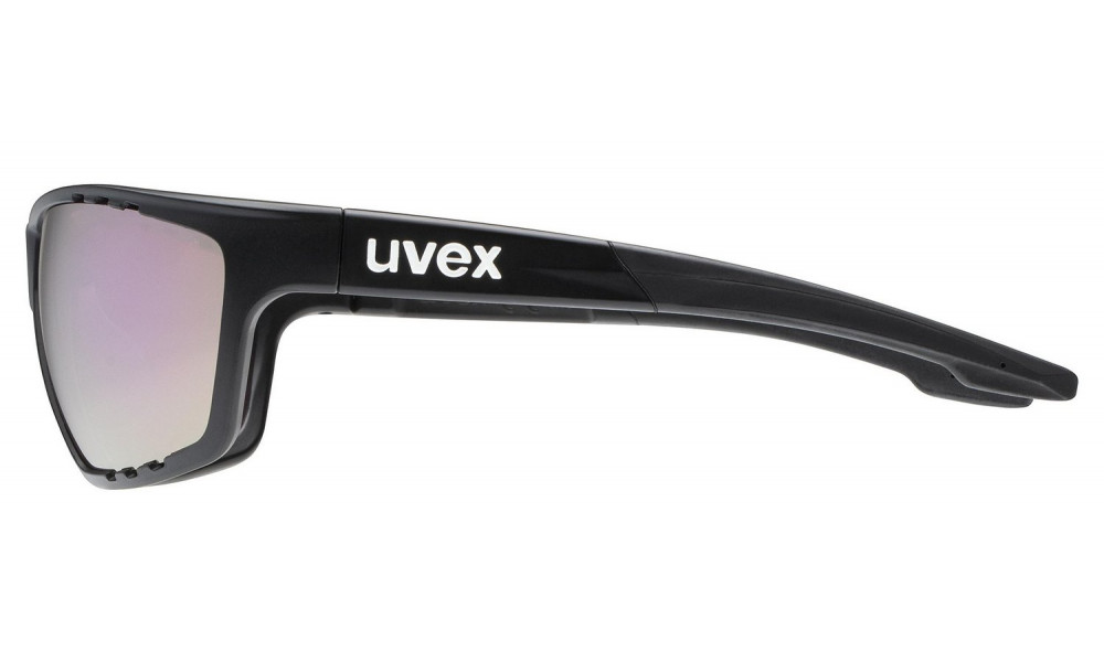 Glasses Uvex sportstyle 706 CV black matt / mirror lavender - 4