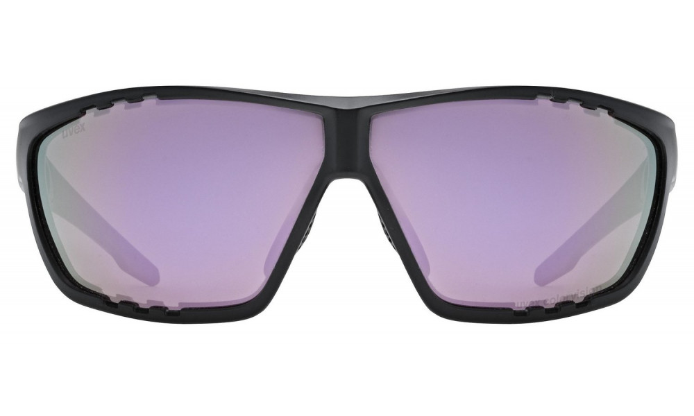 Очки Uvex sportstyle 706 CV black matt / mirror lavender - 5