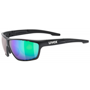 Glasses Uvex sportstyle 706 CV black matt / mirror green