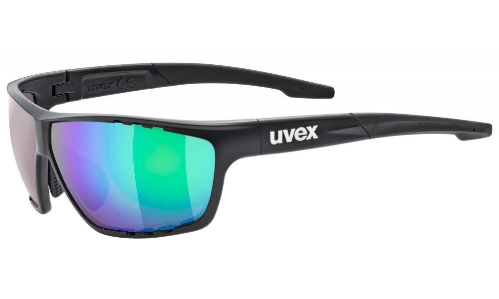 Очки Uvex sportstyle 706 CV black matt / mirror green - 1