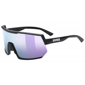 Glasses Uvex sportstyle 235 black matt / mirror lavender