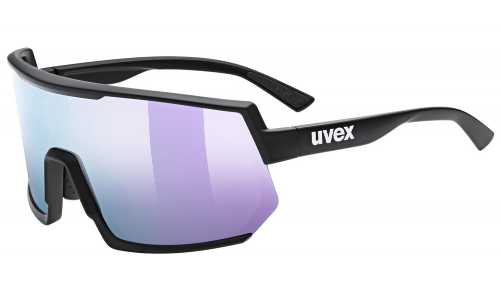 Очки Uvex sportstyle 235 black matt / mirror lavender - 1