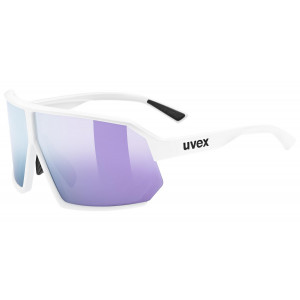 Glasses Uvex sportstyle 237 white matt / mirror lavender