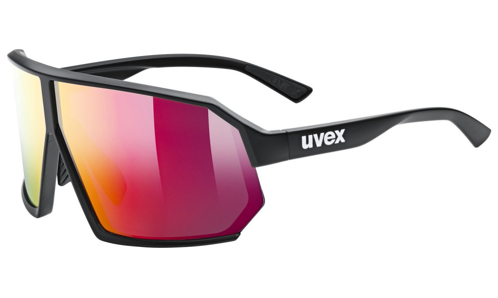 Очки Uvex sportstyle 237 black matt / mirror red - 1