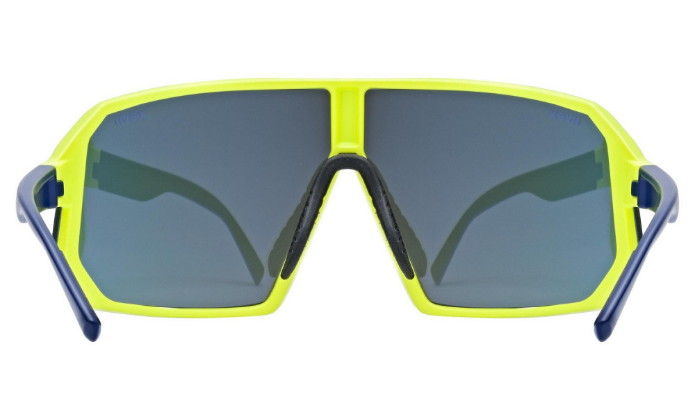 Очки Uvex sportstyle 237 yellow blue matt / mirror blue - 3