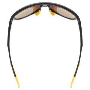Glasses Uvex sportstyle 515 black matt / mirror yellow