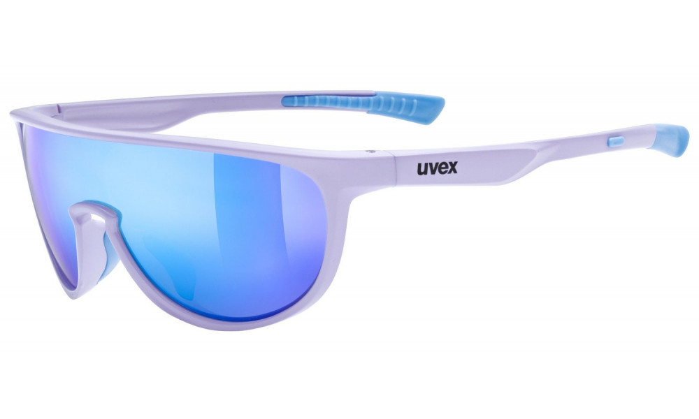 Очки Uvex sportstyle 515 lavender matt / mirror blue - 1