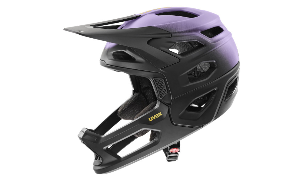 Helmet Uvex revolt lilac-black matt - 1