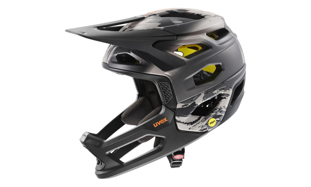 Helmet Uvex revolt MIPS oak brown-orange matt - 1