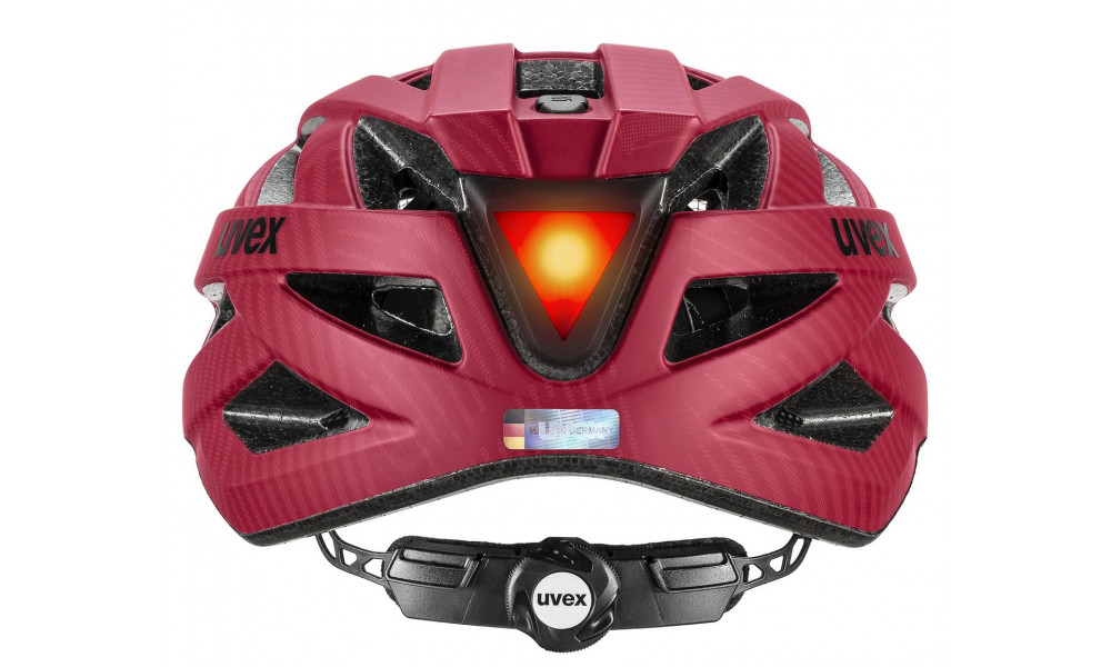 Шлем Uvex city i-vo ruby red matt - 3 Шлем Uvex city i-vo ruby red matt - 3