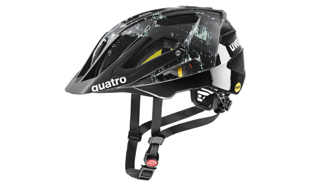 Helmet Uvex quatro cc MIPS black-jade matt - 1