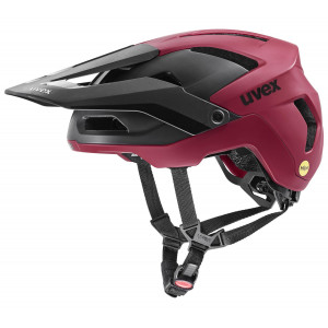 Helmet Uvex renegade MIPS ruby red-blck matt