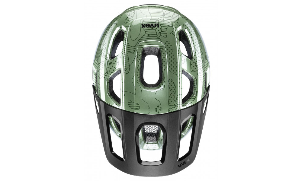 Helmet Uvex react jr. moss green altimeter - 5