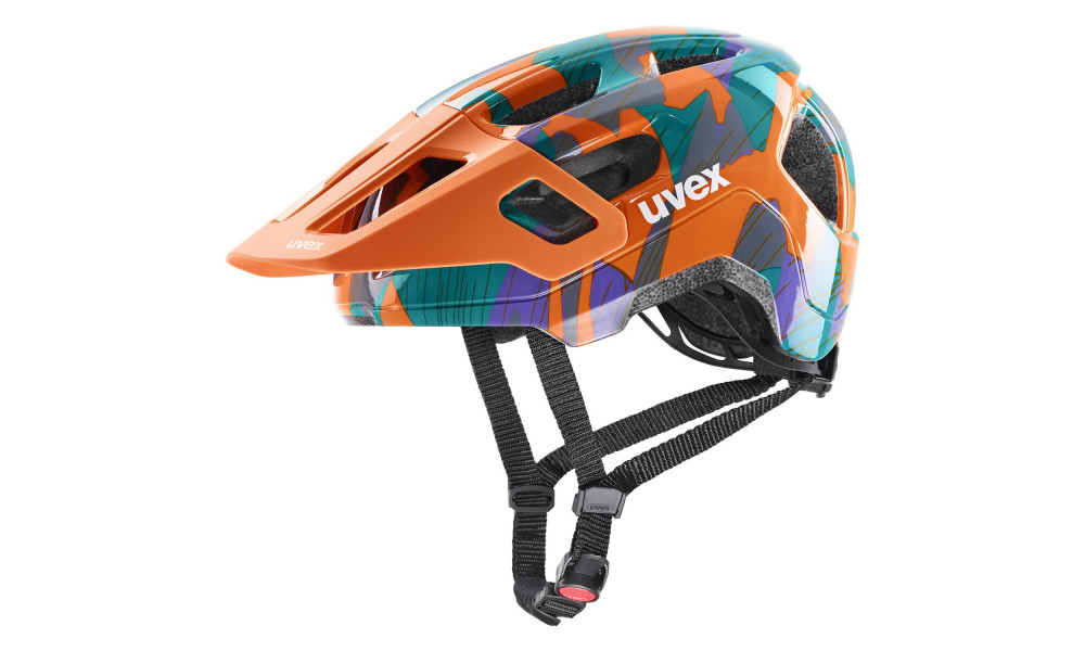 Helmet Uvex react jr. papaya camo - 1