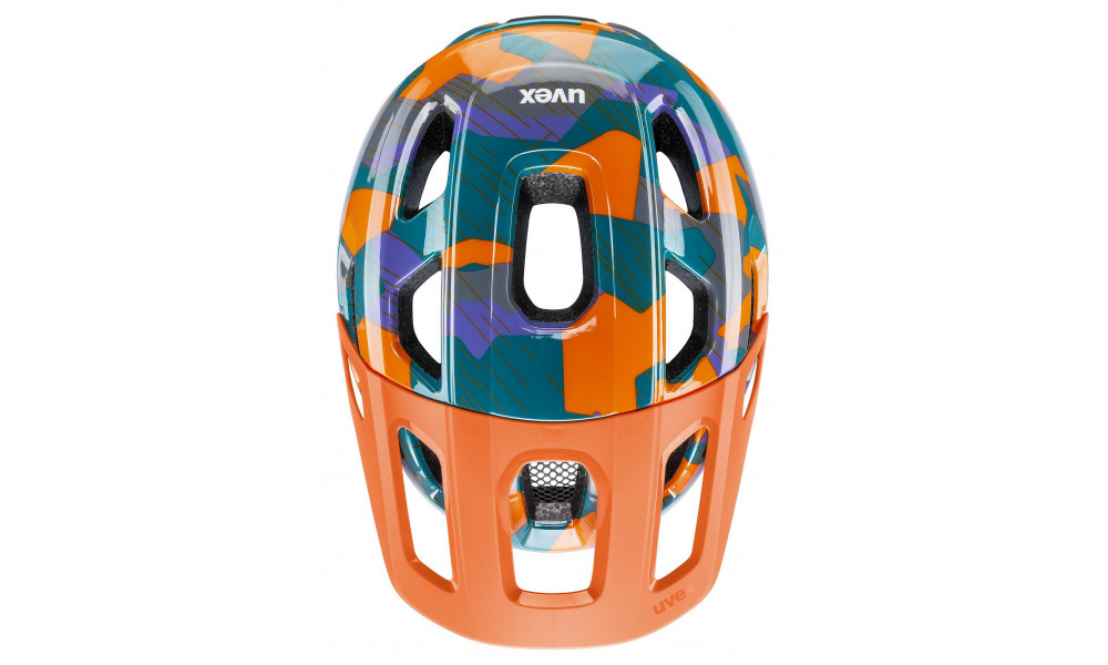 Helmet Uvex react jr. papaya camo - 5