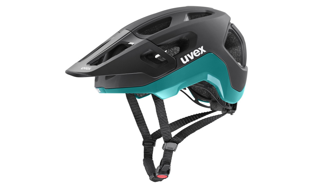 Helmet Uvex react black-teal matt - 1