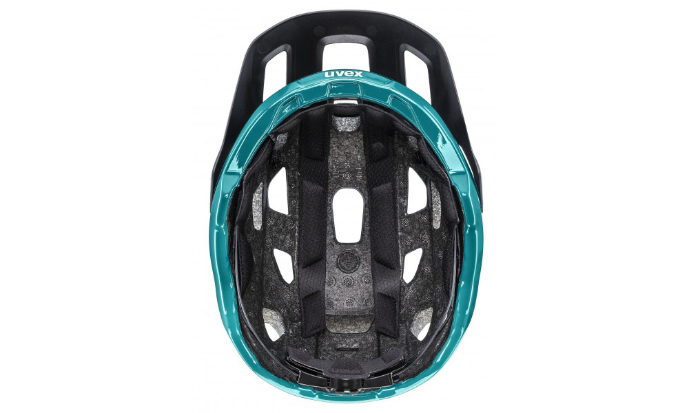 Helmet Uvex react black-teal matt - 4