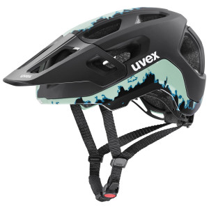 Helmet Uvex react jade-black matt