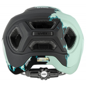 Helmet Uvex react jade-black matt
