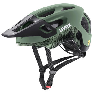 Helmet Uvex react MIPS moss green-black matt