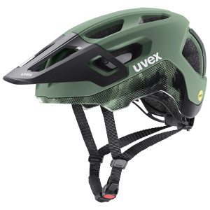 Шлем Uvex react MIPS moss green-black matt Шлем Uvex react MIPS moss green-black matt