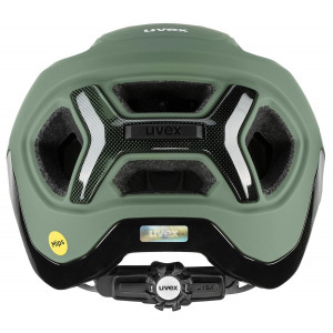 Шлем Uvex react MIPS moss green-black matt Шлем Uvex react MIPS moss green-black matt