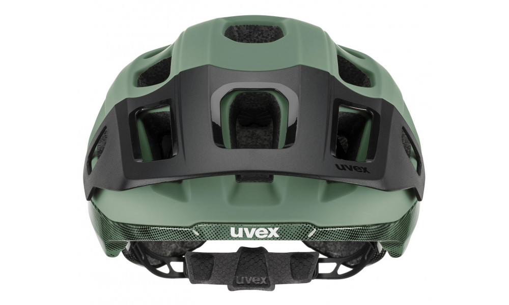 Helmet Uvex react MIPS moss green-black matt - 3 Helmet Uvex react MIPS moss green-black matt - 3