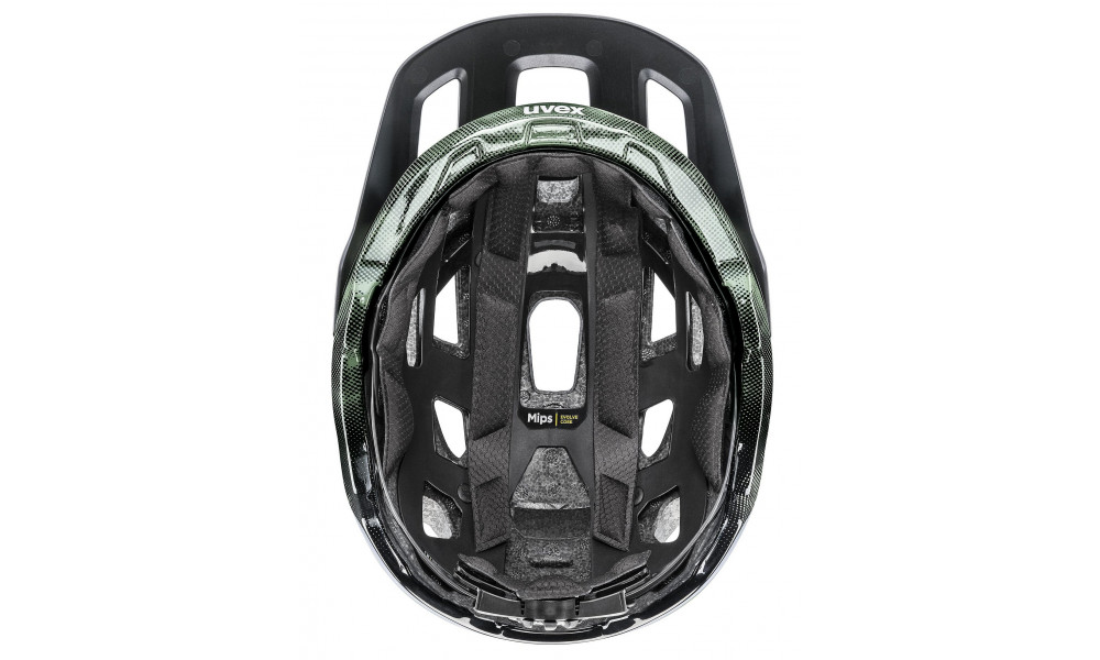Helmet Uvex react MIPS moss green-black matt - 4 Helmet Uvex react MIPS moss green-black matt - 4