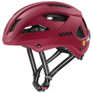 Helmet Uvex city stride MIPS ruby red matt