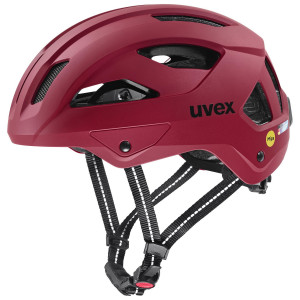 Шлем Uvex city stride MIPS ruby red matt