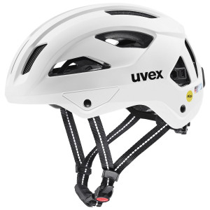 Helmet Uvex city stride MIPS Hiplok white matt