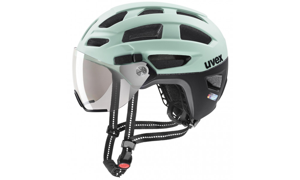 Helmet Uvex finale visor jade-black matt - 1