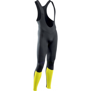 Велоштаны с лямками Northwave Fast 2 MS black-yellow fluo