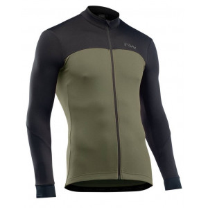 Веломайка Northwave Force 2 L/S Full Zip black-forest green