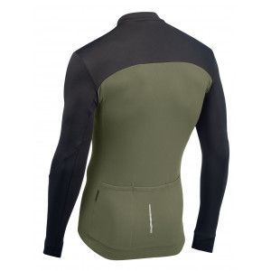 Jersey Northwave Force 2 L/S Full Zip black-forest green
