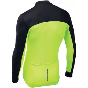 Веломайка Northwave Force 2 L/S Full Zip black-yellow fluo