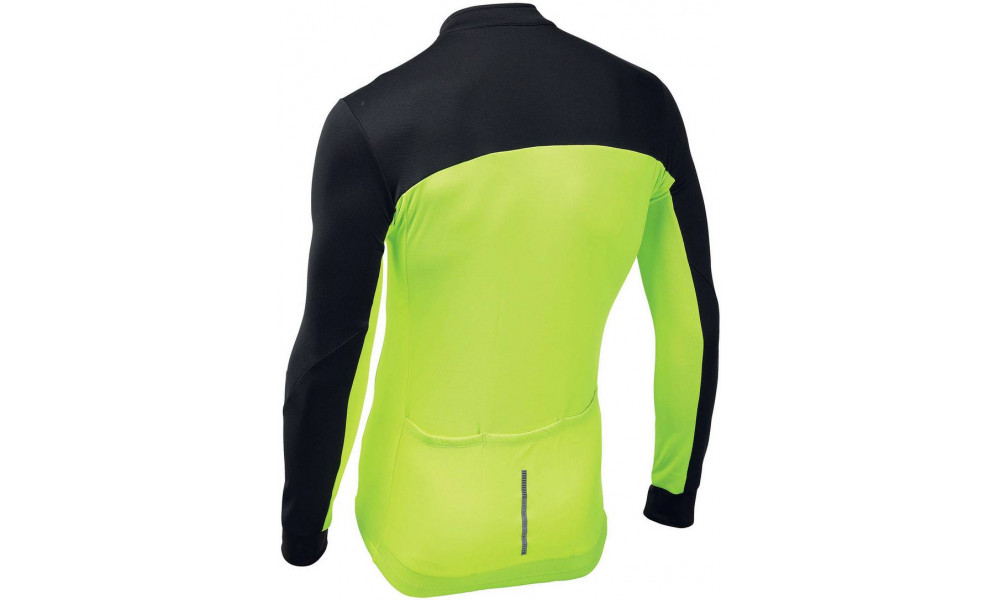 Веломайка Northwave Force 2 L/S Full Zip black-yellow fluo - 2