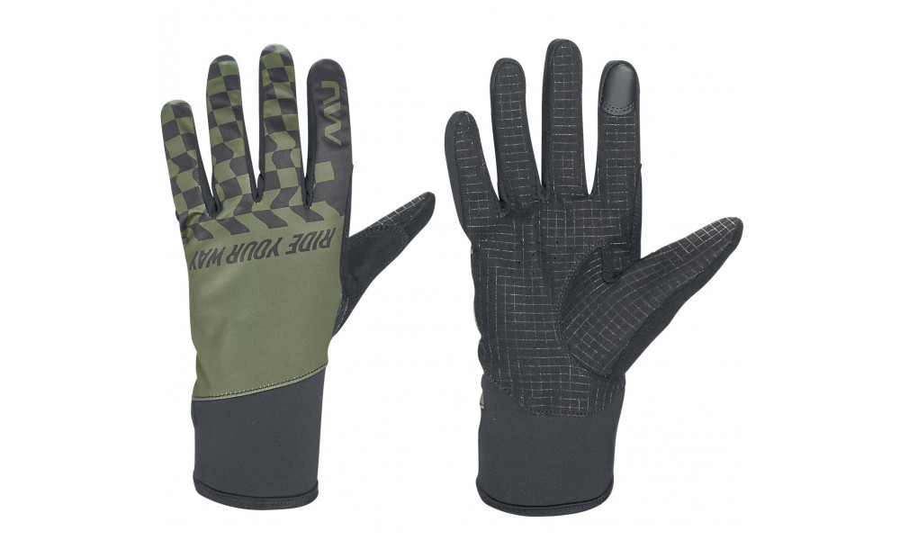 Gloves Northwave Winter Active forest green-black 