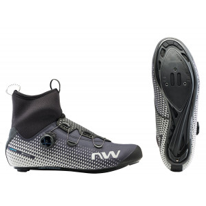 Велосипедная обувь Northwave Celsius R Arctic GTX Road carbon grey-reflective Велосипедная обувь Northwave Celsius R Arctic GTX Road carbon grey-reflective